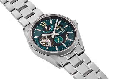 Pre-owned Orient Star Modern Skeleton Rk-av0114e Green Automatic Men's Watch In Box