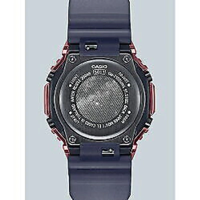 Pre-owned Casio G-shock Gm-2100mwg-1ajr Purple Milky Way Metal Case Men's Watch In Box