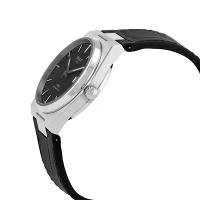 Pre-owned Tissot Prx Powermatic 80 Automatic Black Dial Men's Watch T1374071605100