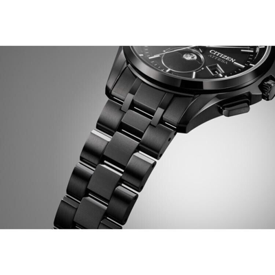 Pre-owned Citizen Attesa By1006-62e Moon Phase Eco-drive Automatic Solar Men's Watch Japan