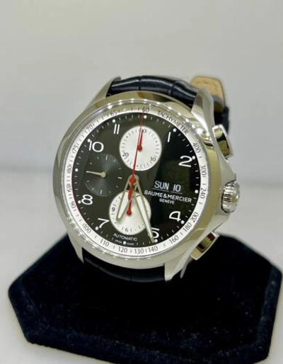 Pre-owned Baume Et Mercier Baume & Mercier Clifton Club Automatic Black Dial Men's Watch M0a10372