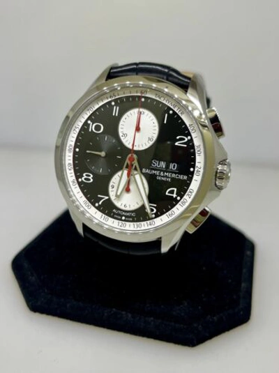 Pre-owned Baume Et Mercier Baume & Mercier Clifton Club Automatic Black Dial Men's Watch M0a10372
