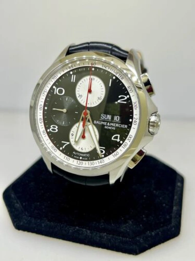 Pre-owned Baume Et Mercier Baume & Mercier Clifton Club Automatic Black Dial Men's Watch M0a10372