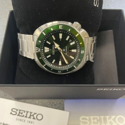Pre-owned Seiko Prospex Land Turtle Automatic Green Dial Men's Watch Srph15 Made In Japan