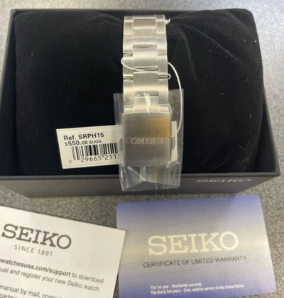 Pre-owned Seiko Prospex Land Turtle Automatic Green Dial Men's Watch Srph15 Made In Japan