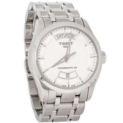 Pre-owned Tissot Couturier Mens Stainless Steel Automatic Watch T035.407.11.031.01