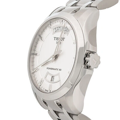 Pre-owned Tissot Couturier Mens Stainless Steel Automatic Watch T035.407.11.031.01