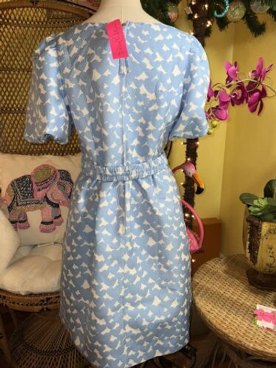 Pre-owned Lilly Pulitzer Kasslyn Dress Bon Bon Blue All Heart ? $278 Size 6,10,12 In Multicolor
