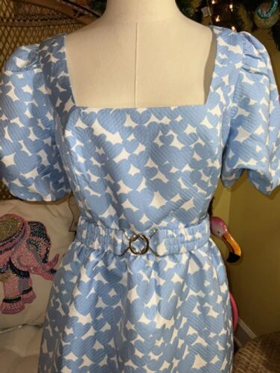 Pre-owned Lilly Pulitzer Kasslyn Dress Bon Bon Blue All Heart ? $278 Size 6,10,12 In Multicolor