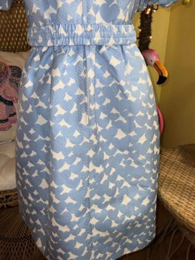 Pre-owned Lilly Pulitzer Kasslyn Dress Bon Bon Blue All Heart ? $278 Size 6,10,12 In Multicolor