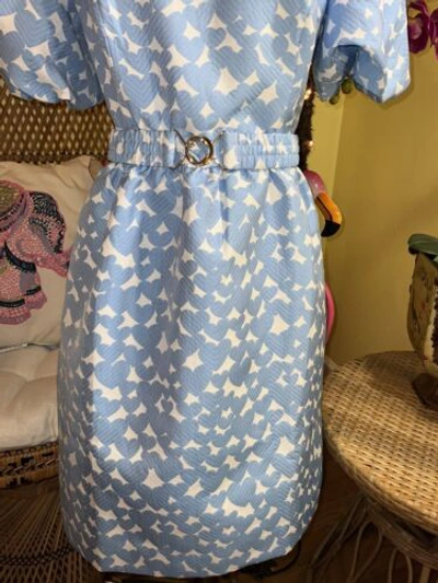 Pre-owned Lilly Pulitzer Kasslyn Dress Bon Bon Blue All Heart ? $278 Size 6,10,12 In Multicolor