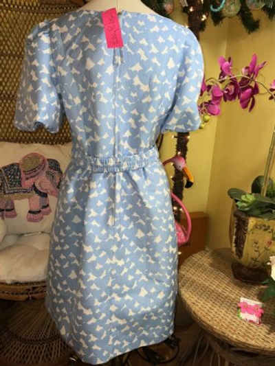 Pre-owned Lilly Pulitzer Kasslyn Dress Bon Bon Blue All Heart ? $278 Size 6,10,12 In Multicolor