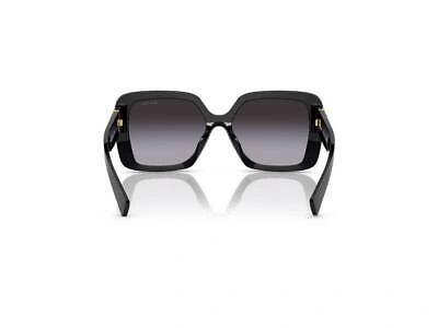 Pre-owned Miu Miu Sunglasses Mu 10ys 1ab5d1 Black Grey In Gray