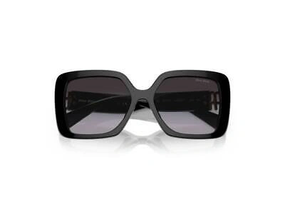 Pre-owned Miu Miu Sunglasses Mu 10ys 1ab5d1 Black Grey In Gray