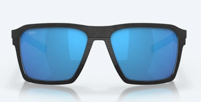 Pre-owned Costa Del Mar Authentic  Sunglasses 06s9085 Net Black/grey W/blue Lens 63mm"new"