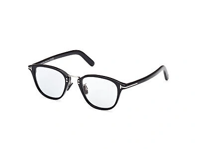 Pre-owned Tom Ford Ft1049 D 05a Plastic Black Other Smoke 50 Mm Men's Sunglasses In Gray