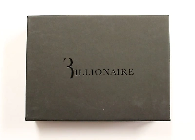Pre-owned Billionaire Italian Couture Brown Leather Bifold Wallet