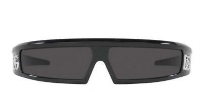 Pre-owned Dolce & Gabbana Dg 6181 Black/grey 74/11/115 Unisex Sunglasses In Gray