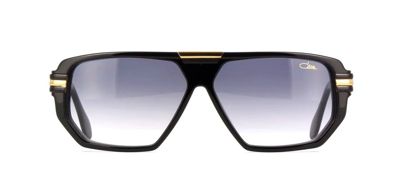 Pre-owned Cazal 8045 Black Gold/grey Shaded (001) Sunglasses