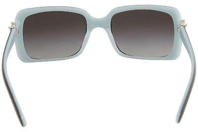 Pre-owned Tiffany & Co . Tf4047b Tf/4047/b 8055/3c Black/blue Square Sunglasses 55mm In Gray