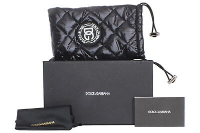 Pre-owned Dolce & Gabbana Dg6183 329187 Sunglasses Women's Dark Grey/dark Grey 44mm In Gray