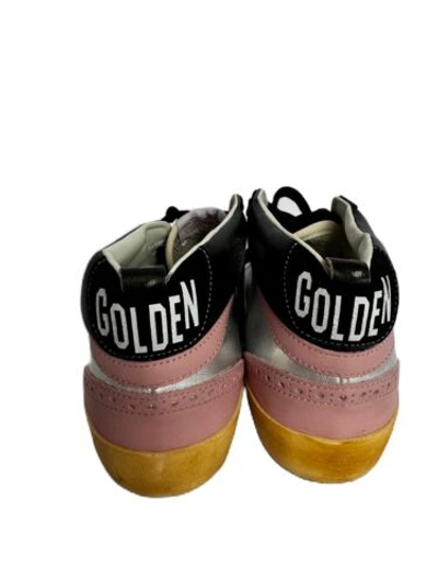 Pre-owned Golden Goose Women's Mid Star Quarter Sneakers Size 40 Leather In Multicolor