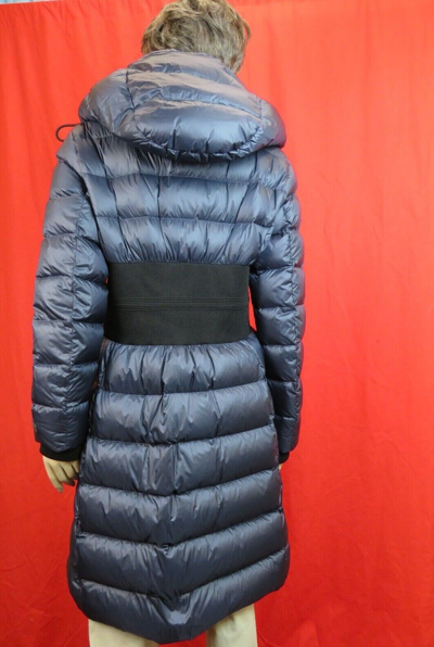 Pre-owned Burberry Danderhall Midnight Blue Hooded Quilted Down Parka Coat Jacket M
