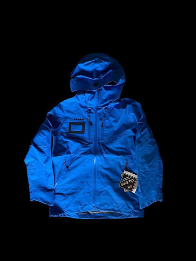 Pre-owned Mammut W/ Tags? Men's  Powdr 3l Gtx Gore-tex Pro Rain ? Snow Jacket L Large In Blue