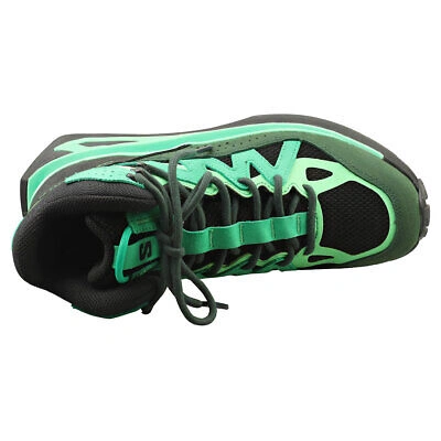 Pre-owned Salomon Odyssey Elmt Mid Gore-tex Mens Green Black Walking Sneakers - 9 Us