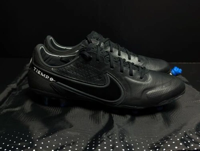 Pre-owned Nike Men's Size 12.5 -  Tiempo Legend 9 Elite Fg Black Cz8482-001