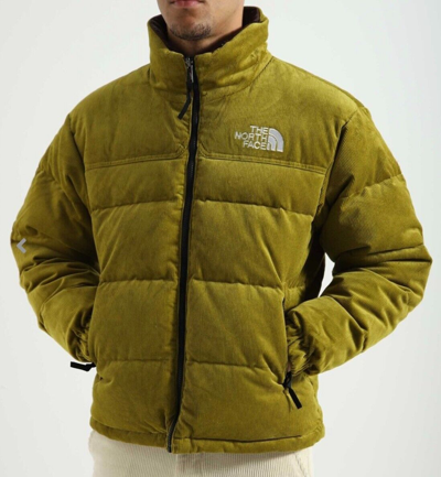 Pre-owned The North Face Men's 92 Reversible Nuptse Jacket/sulphur Ross/co