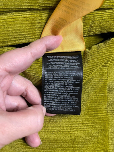 Pre-owned The North Face Men's 92 Reversible Nuptse Jacket/sulphur Ross/co