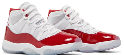 Pre-owned Jordan Size 10.5 -  11 Retro High Cherry In White