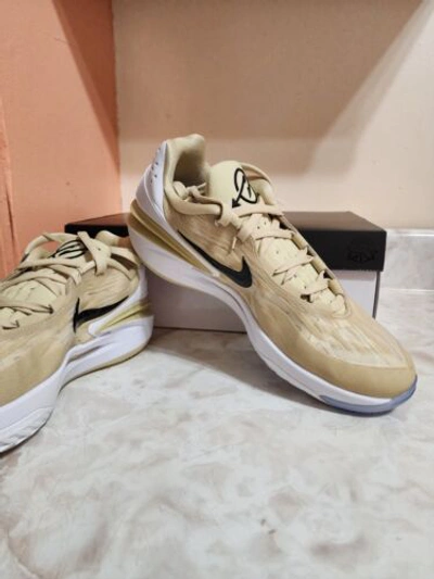 Pre-owned Nike Men's Size 7  Air Zoom Gt Cut 2 Tb Promo Team Gold Dx6650-700???