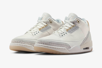 Pre-owned Nike Air Jordan 3 Retro Craft Ivory Fj9479-100 Men's Shoes In Hand Ship Now In White