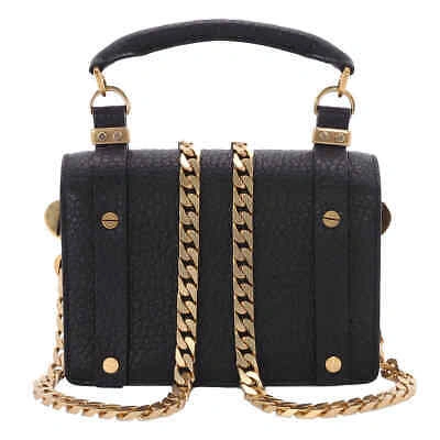 Pre-owned Chloé Chloe Black Ladies Ora Flap Top Handle Bag Chc23ss290j37001