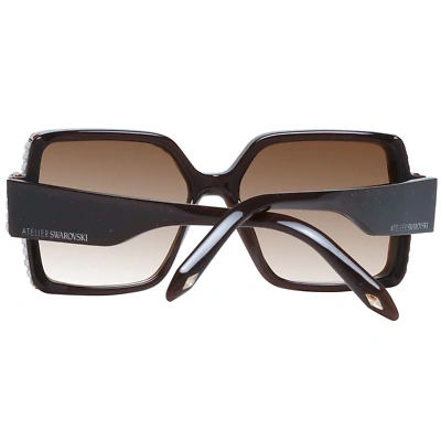Pre-owned Swarovski Atelier  Brown Women Sunglasses