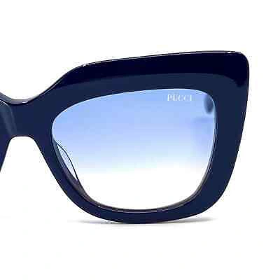Pre-owned Pucci Emilio  Sunglasses Ep 166 90w Authentic In Blue