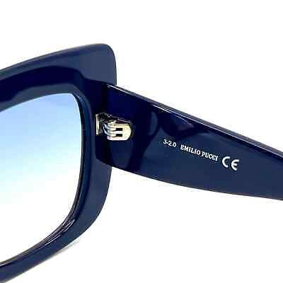 Pre-owned Pucci Emilio  Sunglasses Ep 166 90w Authentic In Blue