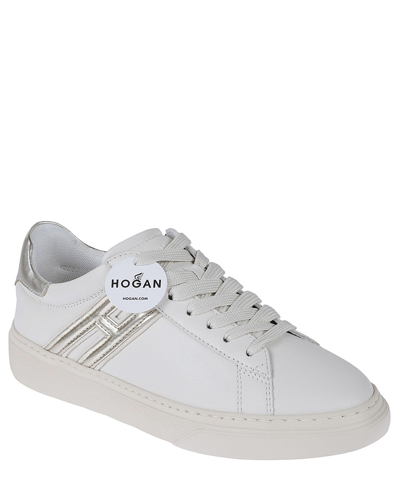 Pre-owned Hogan Sneakers Women H365 Hxw3650j310rnp0ru6 White Leather Logo Detail Shoes