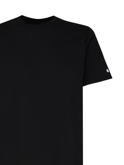 Shop Carhartt Jersey T-shirt In Black