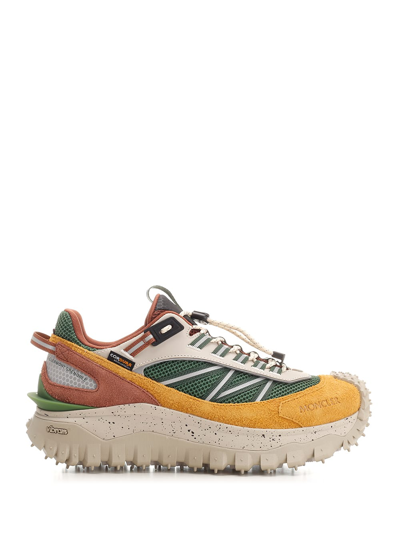 Shop Moncler Tailgrip Ripstop Sneakers In Multicolor