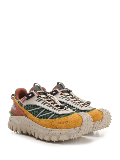 Shop Moncler Tailgrip Ripstop Sneakers In Multicolor