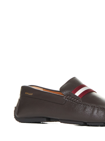 Shop Bally Loafers In Ebano 21