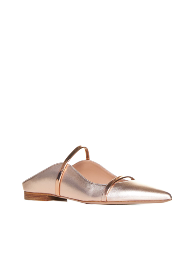 Shop Malone Souliers Sandals In Rose Gold