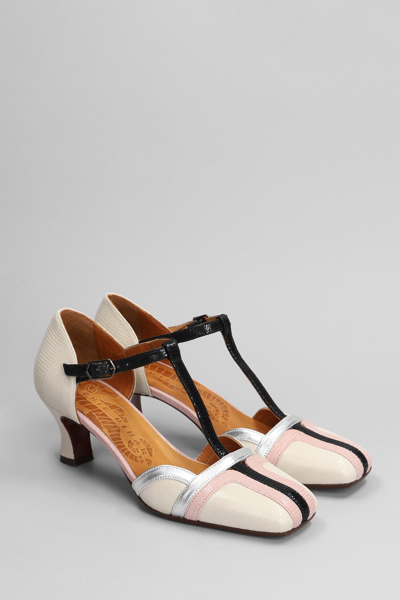 Shop Chie Mihara Valai 44 Pumps In Beige Leather