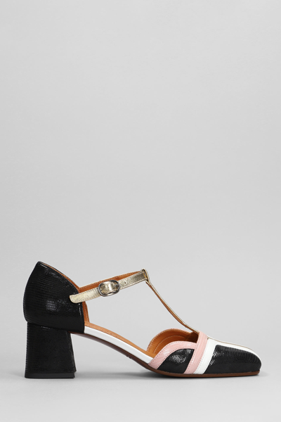 Shop Chie Mihara Volai 44 Pumps In Black Leather