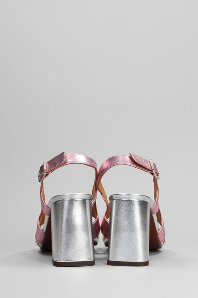 Shop Chie Mihara Panya Sandals In Rose-pink Leather