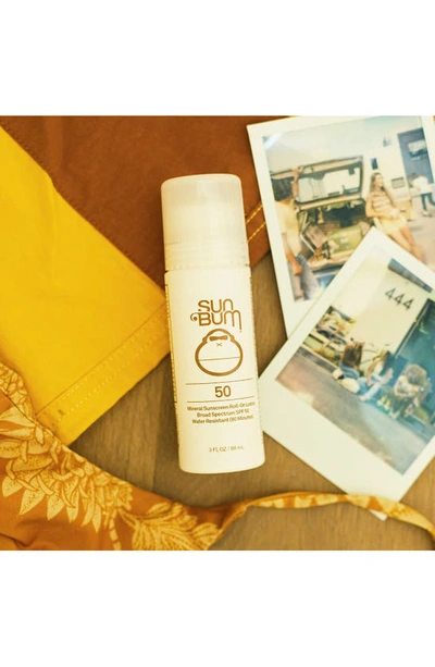 Sun Bum Mineral Roller Ball Broad Spectrum Spf 50 Sunscreen Lotion In Spf 50