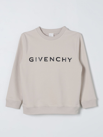 Shop Givenchy Sweater  Kids Color Yellow Cream